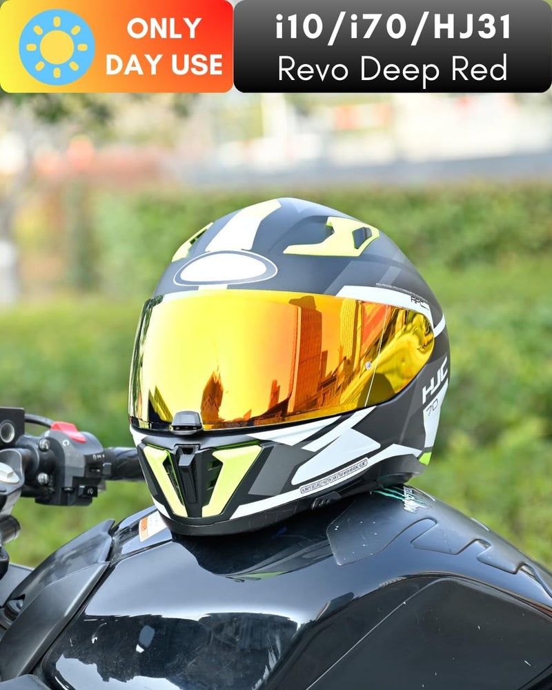 Logto Replacement Motorcycle Helmet Shield for I10 I70 HJ-31 Helmet Visor Shield Anti-Scratch Wearproof Windproof Universal Helmet Accessories - Image 3